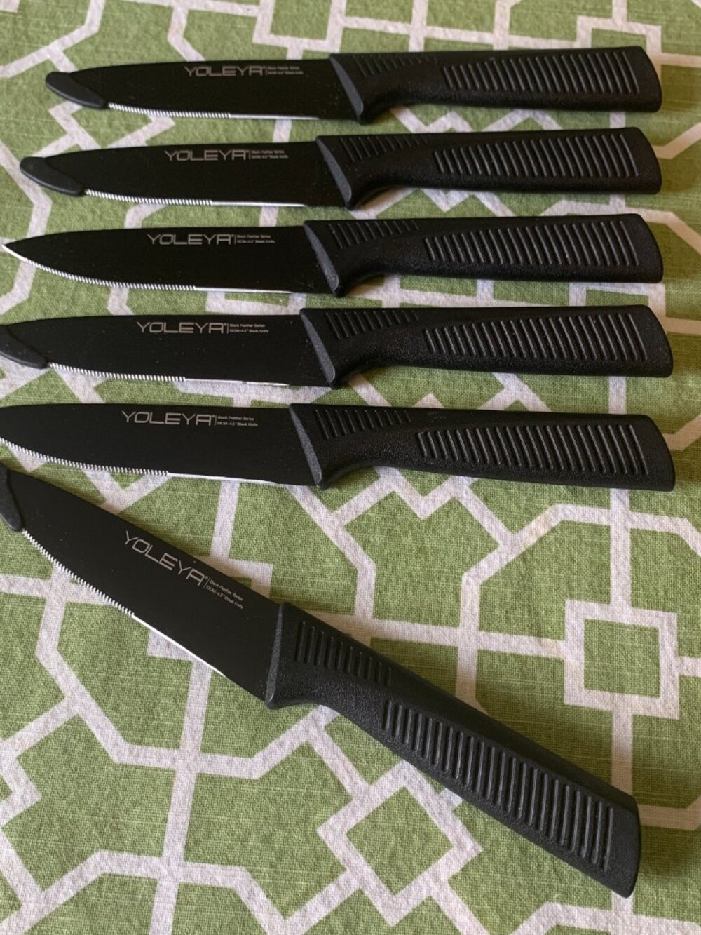 Yoleya Black Knife Set ⭐️